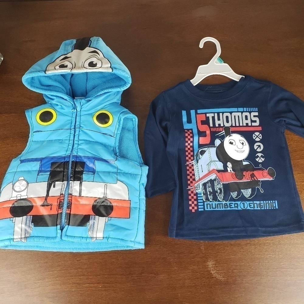 New Thomas & Friends T-shirt with Vest 18m